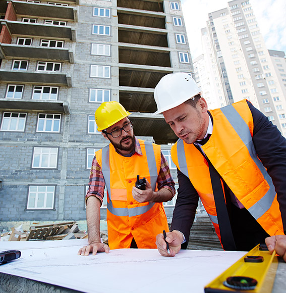 Loteamento, prédio residencial, prédio comercial